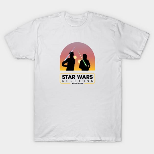 SWS Logo (Black Font) T-Shirt by StarWarsSessions